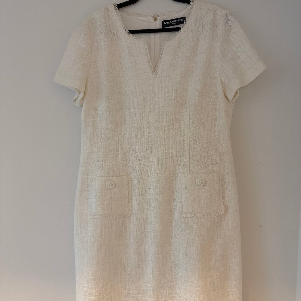 Karl Laferfeld dress with Front Pockets . Size 14